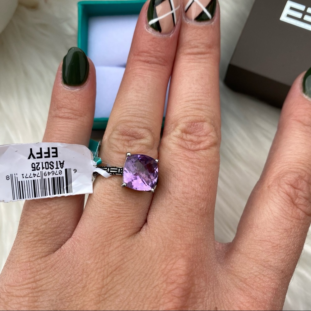 Effy Sterling Silver Amethyst Ring - Picture 2 of 7